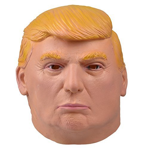 Smays Masken des Präsidenten Donald Trump Maske (Latex Material, Voller Umschlag, Kleine Eye Cut Out)