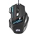 Produktbild Shentesel Optische Gaming-Maus, 5500 DPI, 7 Tasten, USB-LED-Computer, Schwarz
