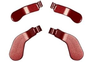 LIXIONGBAO 4 Stück Elite Controller Paddles für Xbox Elite Controller Serie 2, Elite 1 Core Controller Paddles, Elite 2 Controller Zubehör für Xbox Elite One Controller (DunkelRot) [xbox]