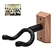 Produktbild Wandhalterung Gitarre Kleiderbügel mit Holz Boden für Display Halterung Haken Halter zum Aufhängen für elektrische und akustische Gitarren, Banjo, Ukulele, Violine, Bass und mehr