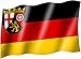 Produktbild Flagge/Fahne RHEINLAND PFALZ Staatsflagge/Landesflagge/Hissflagge mit Ösen 150x90 cm, sehr gute Qualität