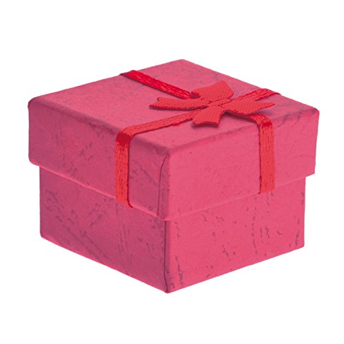NUOLUX 24 Kleine Geschenkboxen Set 4*4*3cm(Rot) - 4