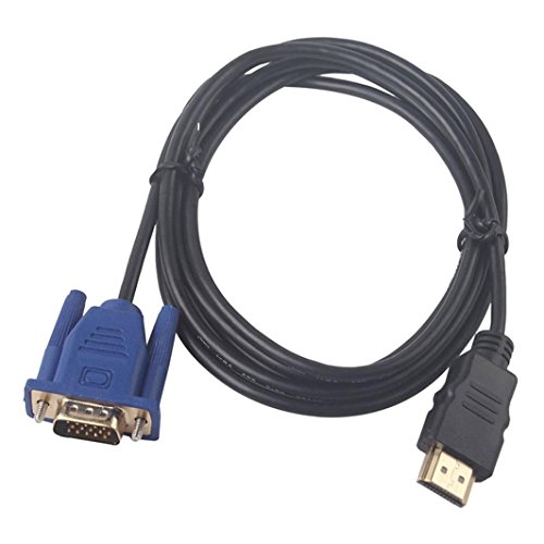 Bescita 3m 5m 10m HDMI Kabel HDMI zu VGA 1080P HD mit Audio Adapter Cabel HDMI zum VGA-Kabel (5m)