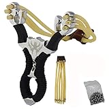 $ 6 starke Gummibänder. steinschleuder, Spielzeug, 2 Gummibänder, inkl. 50 7-mm-Kugeln