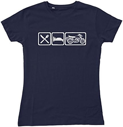 Motorholics Ladies Eat Norton Commando Fitted T-Shirt S - 2XL/10-18