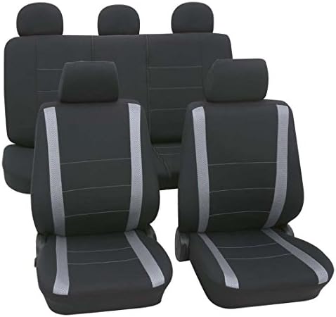 Faszination 84168, car seat covers, complete set, black, grey