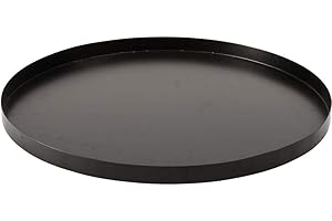 Esschert Design Base de Acero Blando, tamaño L, Redonda, diámetro 59,5 x 3,2 cm