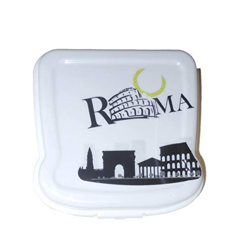 Preisvergleich Produktbild HEGAHOGAR. Brotdose, Motiv Roma, Weiß