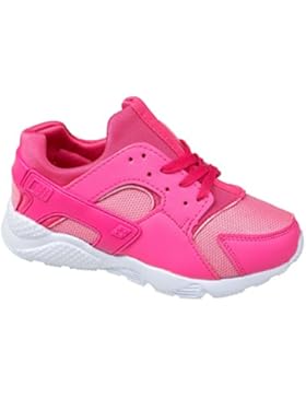 GIBRA® Kinder Sneaker, mit weißer Sohle, pink, Gr. 30 - 35