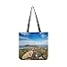 Produktbild Ansicht-weite Nordküste Sardinien Capo Stockfoto Segeltuch-Tote-Handtaschen-Schultertasche Crossbody-Taschen-Geldbörsen für Männer und Frauen Einkaufstasche