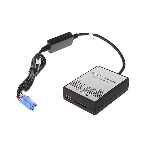 GBOTTOM USB SD AUX Auto MP3 Musik Radio Digital CD Wechsler Adapte Für Renault 8pin Clio – Bild 3