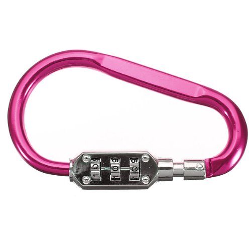 Juego de 1 candado de 3 dígitos bolsa de equipaje maleta código cerradura de combinación Seguridad S - Imagen 6