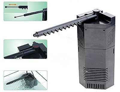 SunSun Pompe Filtre JP-094 - Système d'angle à immersion de filtrage de l'eau, réglable, pour aquarium