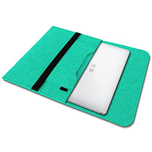 NAUC Trekstor Primebook C13 Notebook Sleeve H  lle Laptoptasche Schutzh  lle 13 3 Zoll Laptop Filz Case  Farben Mint