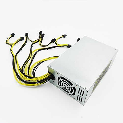 1800W Bitcoin Mining Machine ATX Power Supply For BTC ETH Antminer S7 S9 D3 R4