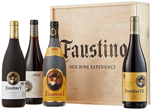 Preisvergleich Produktbild Faustino Rotwein Erlebnisbox (4 x 0.75 l)