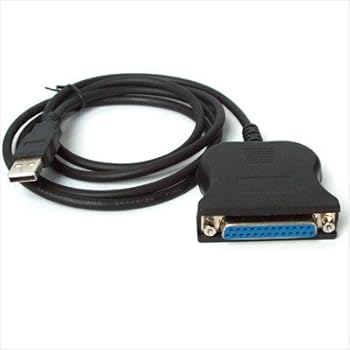 PlusKom (1.8mtr Cable) Usb A Male to 25 Pin Female Adaptor Cable