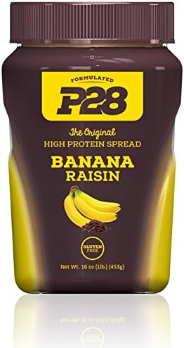 P28 Foods Formulated High Protein Spread, Banana Raisin, 16 Ounce