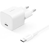 Belkin USB-C Fiş 25 W, 60 W USB-C Kablo ile (1 m), Apple iPhone 16 Serisi, iPad Pro, Samsung Galaxy S25, Nintendo Switch ve D