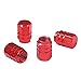 Produktbild Ndier Ventilkappen Reifenventil, Set von 4 Pcs Ventilkappen für Ventile von Auto Ventilkappen aus Aluminium für Reifen Rot