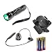 Produktbild Wildlife® Jagdpaket zur Tierbeobachtung inkl. LED Taschenlampe grün, Kabelschalter, Magnethalter, 2X CR123 Batterien