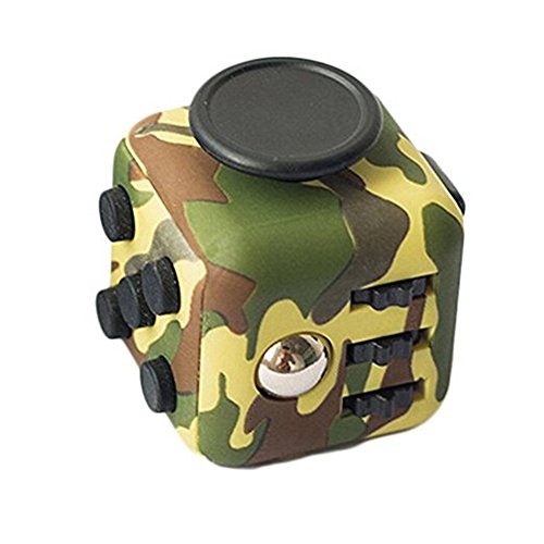 Fidget Cube,Relieves Stress And Anxiety for Children and Adults with ADHD ADD OCD Autism (Camouflage-Green) Fidget Cube,Relieves Stress And Anxiety for Children and Adults with ADHD ADD OCD Autism (Camouflage-Green)