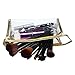 BESTIM INCUK Transparent Plastic PVC Cosmetic Bag Makeup Bag Travel Toiletry Bag Organiser,Gold