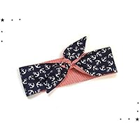 Rockabilly Haarband Anker blau rot Streifen 50er Jahre