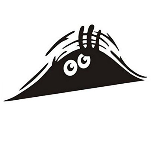 joyliveCY Sp?hen Lustige Monster Auto Auto Wand Fenster Aufkleber Grafik Vinylauto Abziehbild Auto Aufkleber Zubeh?r