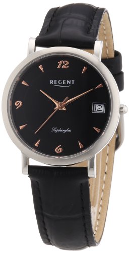Regent Damen-Armbanduhr XS Analog Quarz Leder 12111078 Regent Damen-Armbanduhr XS Analog Quarz Leder 12111078