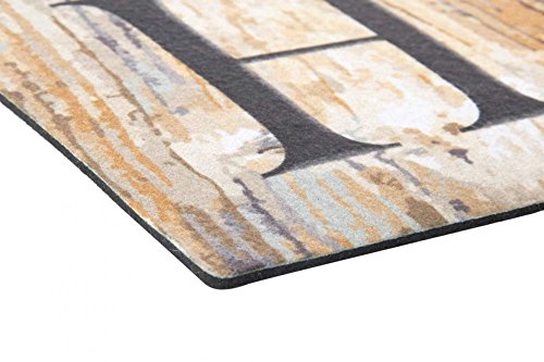Fußmatte Türmatte Vintage – 60 x 40 cm WAND HOME Schmutzmatte rutschfest (6) - 2