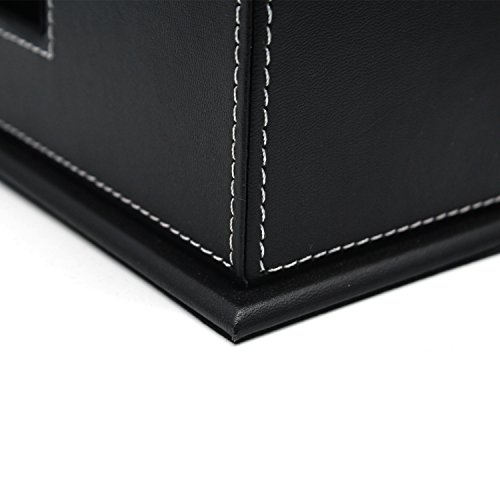 Fiimi - Estuche organizador multifunci  n de piel para escritorio  almacenamiento para m  vil y material de oficina