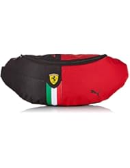 Puma Ferrari 074278 01 - Riñonera, 19,5 x 17,5 x 8 cm, 2 L, color rojo y negro