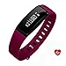 Price comparison product image Fitness Tracker, Health Sleep Activity Tracker, Upgraded Watch Wristband with Blood Press Monitor, IP67 Waterproof OLED Pedometer, Wireless Bluetooth 4.0 Heart Rate Monitor Smart Bracelet for Outdoor Running Walking, for iPhone/Android Smart Phone
