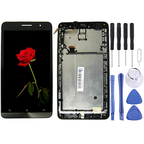 Preisvergleich Produktbild Zhangl Handy-LCD-Bildschirm LCD Screen und Digitizer Full Assembly mit Rahmen für Asus Zenfone 6 / A600CG (Schwarz) LCD Bildschirm