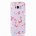 Produktbild Samsung Galaxy S8 Plus S8+ Hülle, Chreey [Weiß Serie] Full Body Cover Bumper Case Weich TPU Silikon Handyhülle Kratzfeste Anti-Rutsch Matt Schutzhülle Backcover Tasche [Rot Flamingo]