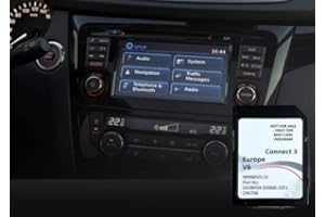 Carte SD Navigation GPS Europe 2022 v7 - Base de Données Q1.2021 - D43BF04-D0070-2001 Compatible avec Nissan Connect 3 LCN2