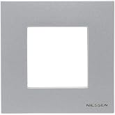CABLEPELADO Niessen Zenit Compact Frame | 1 Element Frame and Frame | N2271PL | 85x85 mm | Suitable for Surface and Recessed