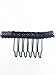 6 Teeth Close with Lace Wrap Wig spring comb clip for glueless lace wig accessories- Different Options 5PCS