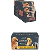 Bundle of Encore 100% Natural Wet Dog Food, Chicken Breast with Ham and Vegetable in Broth, 156g (Pack of 12) + Chicken Selec