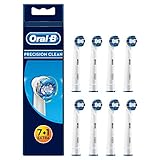 Lieferumfang: 8 Oral-B Precision Clean Aufsteckbürsten (aus hygienischen Gründen einzeln verpackt)