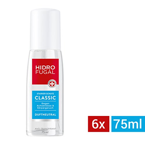 Hidrofugal Anti-Transpirant Classic Zerstäuber, 6er Pack (6 x 75 ml) - 2
