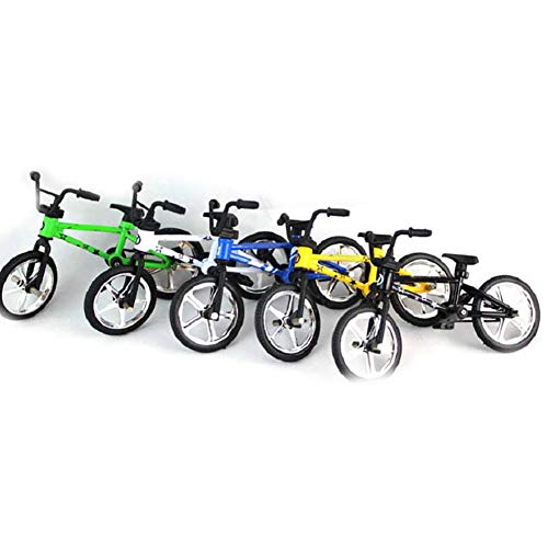 scatkinPYwl Pcongreat - Cute Metal Mini BMX Finger Mountain Bike Toys Kids Simulation Bicycle Model