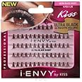 Kiss i-ENVY Ultra Black ultimate volume Individual Flare lashes SHORT