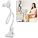 Price comparison product image Cell Phone Holder, Breett Universal Cell Phone Clip Holder Lazy Bracket Flexible Long Arms for iPhone 6 plus/6/5s//5/4S/4, GPS Devices, Fit On Desktop Bed Mobile Stand for Bedroom, Office (White)