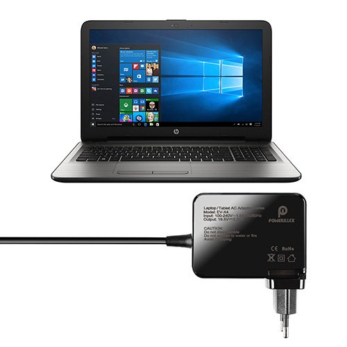 45W Laptop Charger for HP, POWERILLEX 45W 19.5V 2.31A AC Adapter Charger Power for HP Laptop with 5.9FT Cable, Round 4.5mm x 3.0mm Center Pinned Plug - 2