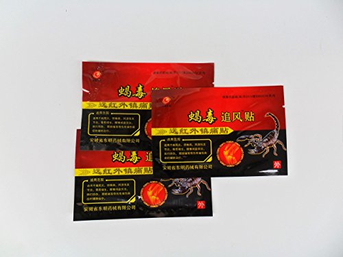 DR CHOW 24 Aufkleber/3 Taschen chinesische schmerzstillende Salbe lindert rheumatoide Arthritis und Knie Rückenschmerzen