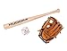 Produktbild HUDORA Baseball-Set inkl. Baseball-Schläger Holz, Baseball-Handschuh & Baseball-Ball - 73000