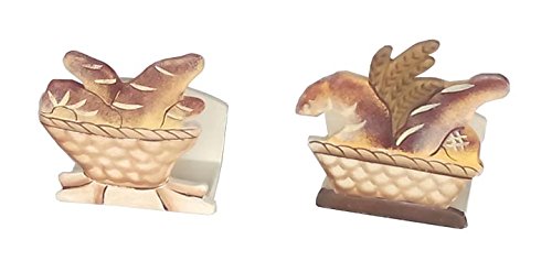 Preisvergleich Produktbild Importacion ausfuhrgeschäfte - Serviettenhalter Holz Brot 0625