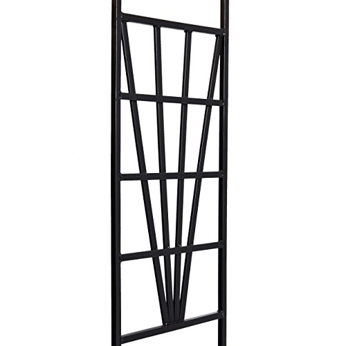 Rosenbogen Torbogen Rankhilfe Pergola Spalier Tor Rosen Metall Bogen 206 cm - 3